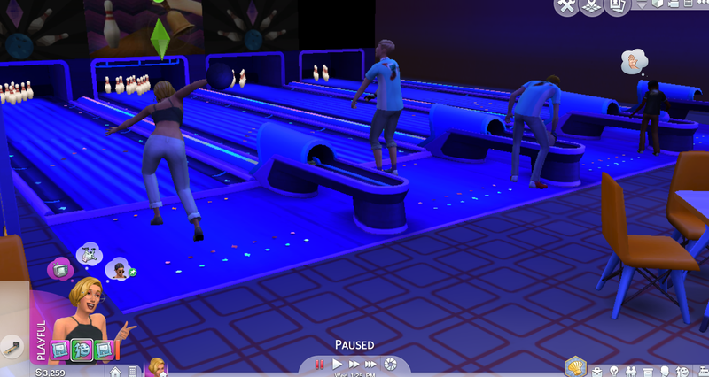 Illustration for article titled The Best Part Of The Sims 4's Bowling Stuff Pack Is The Furniture